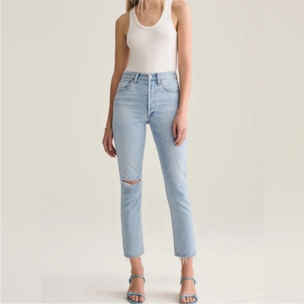 AGOLDE Riley Hi Rise Straight Jean A056B-983